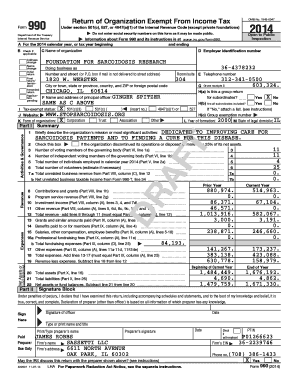 Form 990 2014