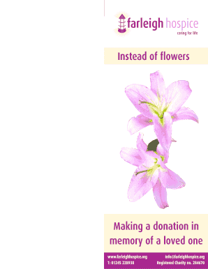 In Memoriam Donation Form