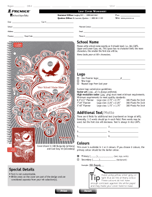 School Planner Order Form
