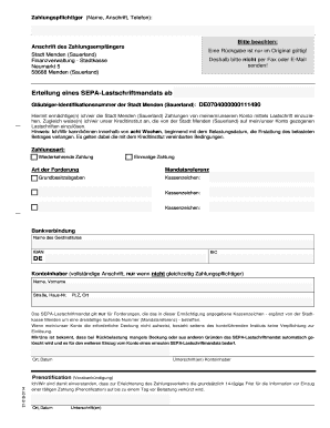 SEPA-Lastschriftmandat