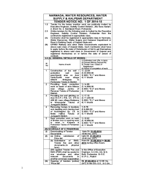 1 narmada water resources water supply amp kalpsar department bb