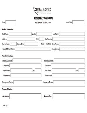 Student Registration Form