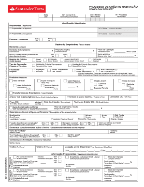 Home Loan Request Form