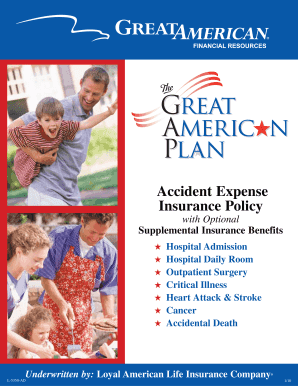 Accident Expense Insurance Policy