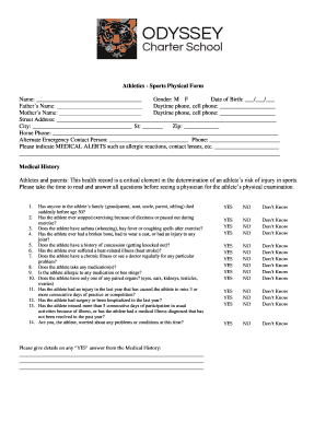 Athletics Sports Physical Form