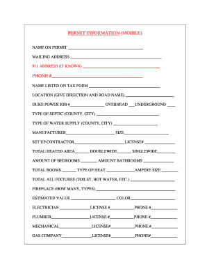 Mobile Permit Application