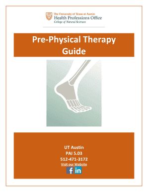 Pre-Physical Therapy Guide
