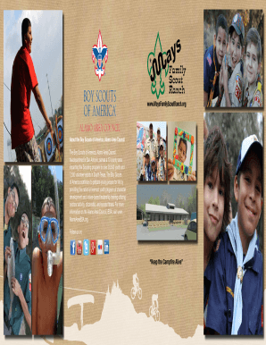 Boy Scouts of America Donor Information Form