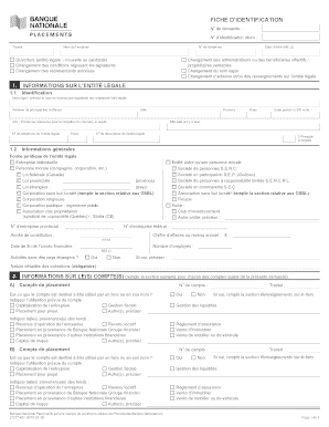 FICHE D’IDENTIFICATION