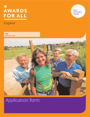 Awards for All England Application Form
