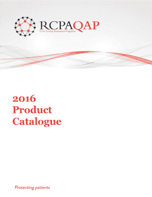 Product Catalogue - RCPAQAP