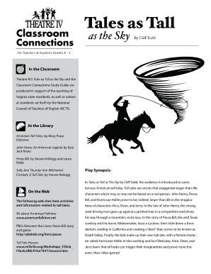 Tales as Tall as the Sky Study Guide