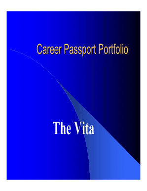 Academic Vita Template