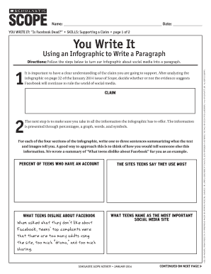 Language Arts Magazine Activity
