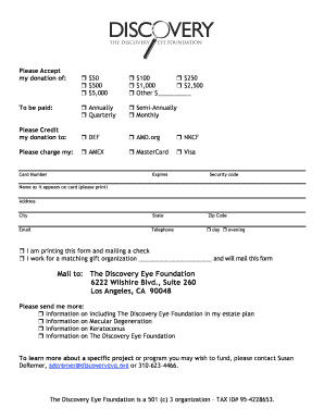 Donation Form