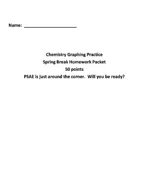 Chemistry Graphing Practice Homework