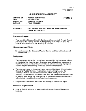 Item 2 Internal Audit report 14-15 - cheshirefire gov