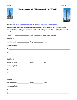 Skyscrapers Research Assignment