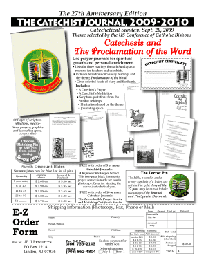 Catechist Journal 2009-2010