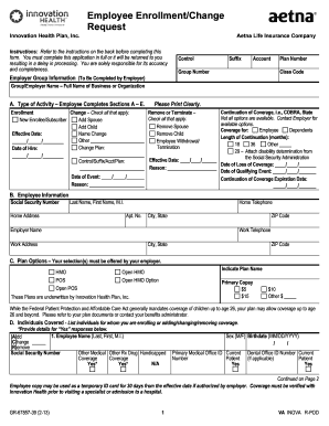 Employee Enrollment/Change Request Form