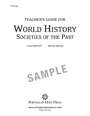 Ancient civilizations timeline pdf - TEACHERS GUIDE FOR WORLD HISTORY SOCIETIES OF THE P