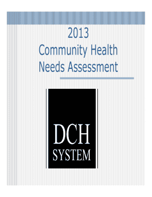 Community Health Needs Assessment Requirements