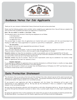 Job Application Form