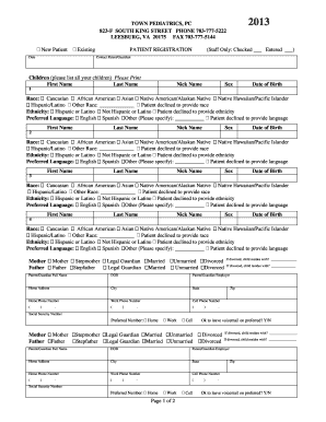 New Patient Registration Form