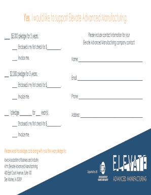 How do i write a letter of financial support for a family member - Yes I would like to support Elevate Advanced Manufacturing