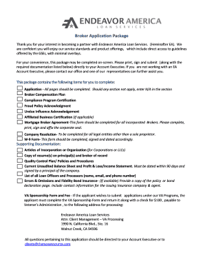 Broker Application Package