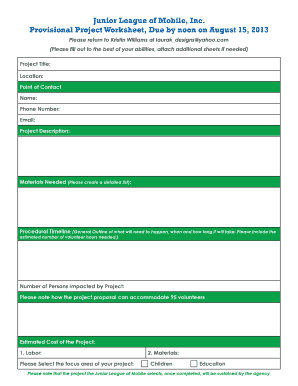 Declaration letter format - Provisional Project letter - juniorleaguemobileorg