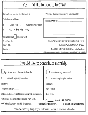 Donation Form