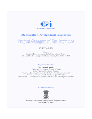 Brochure - 7th Executive Development Programme - ecindia