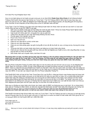 Student Health Information Form