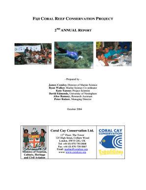 Annual report examples for small businesses - FCRCP 2ndAnnual Report.PDF - coralcay