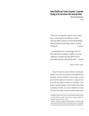 Example of market research in business plan - Vodou Hybridity and Voodoo Economics Crossroads