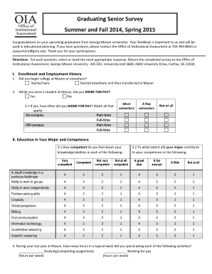 Graduating Senior Survey