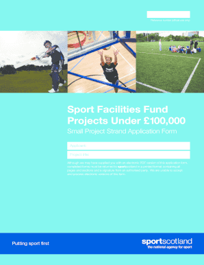 Small Project Strand Application Form - sportscotland org