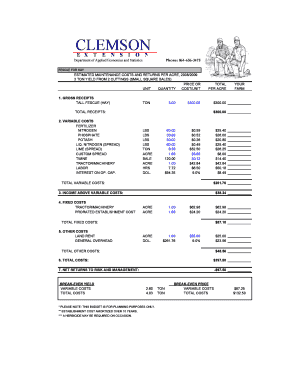 Fescue.XLS - cherokee agecon clemson