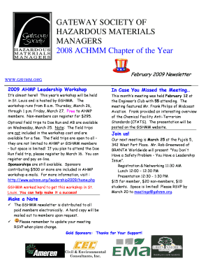 GSHMM Newsletter Feb09.doc - gshmm