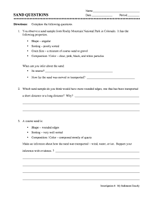 Sample resume for k12 graduate - Name SAND QUESTIONS Date Period - Ridley High School - ridleysd k12 pa