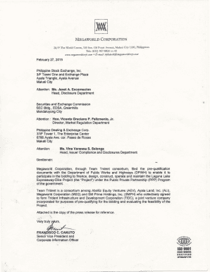 5 february 27-2015 Aboitiz ALI MEG SM Prime Form Consortium for P1238b Lakeshore Project Bid