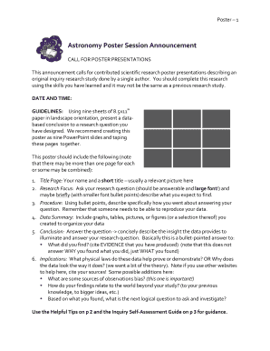 AAstronomyPosterSessionAnnouncement stronomy Mini - cirtl