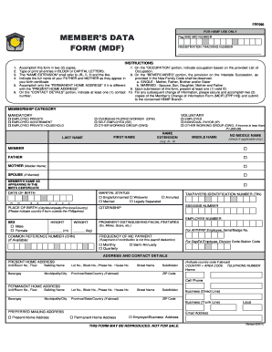 Pag-IBIG Membership Registration Form