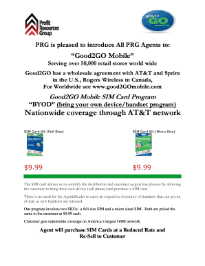 PRG good2GO AT&T Plans 8 16 13