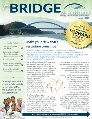 Find the most recent edition of BRIDGE here - crossingrivers