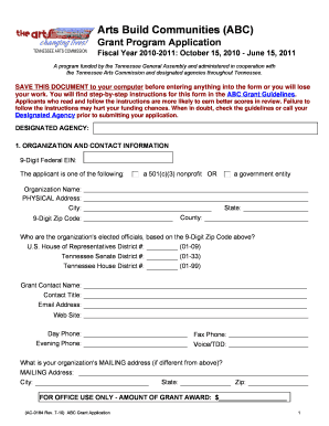 Antecedent behavior consequence chart - ABC Grant Application