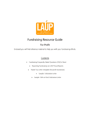 Fundraising Resource Guide - LAUP