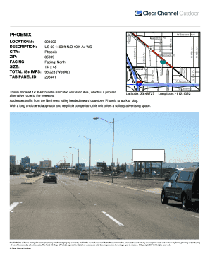 This illuminated 14' X 48' bulletin is located on Grand Ave