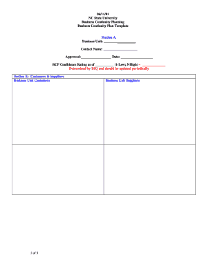 Business Continuity Plan Template - shinsoojungpekr - shinsoojung pe